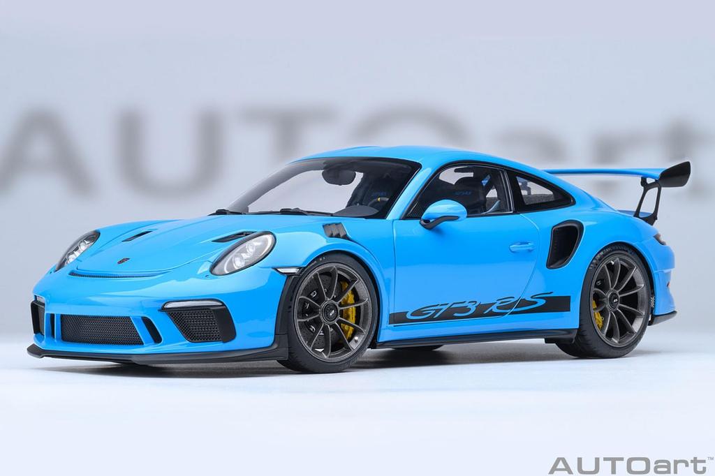 AUTOart 118 Porsche 911 (991.2) GT3 RS (Light Blue) Finished Model 78182
