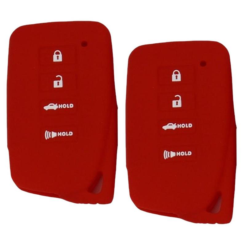 Red Remote Fob Key Cover Case Fit For Lexus NX300H NX200T LX570 GS450H GS350 ES350 GS200T ES300H