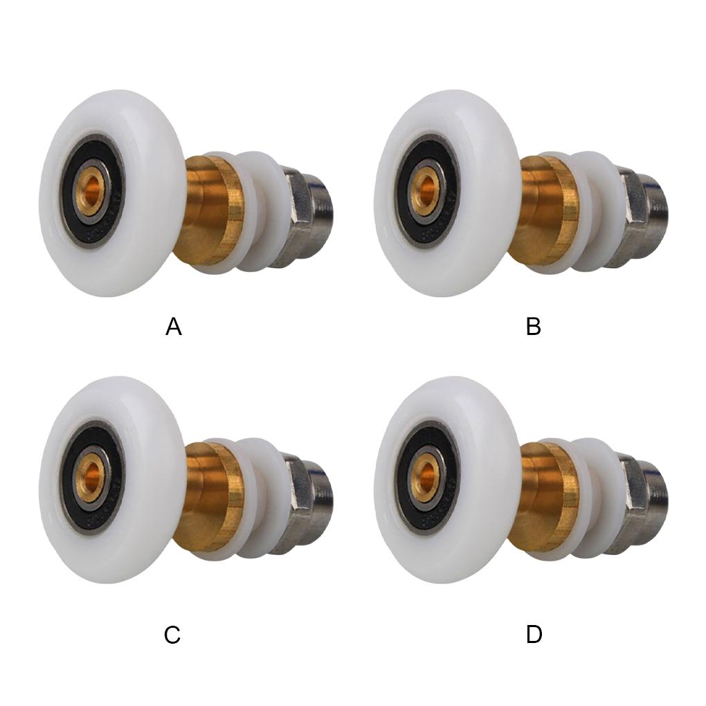 Shower Door Nylon Stainless Steel Roller Replacement Bathroom Toilet Washroom Sliding Doors Runner Upgrade Spare Parts