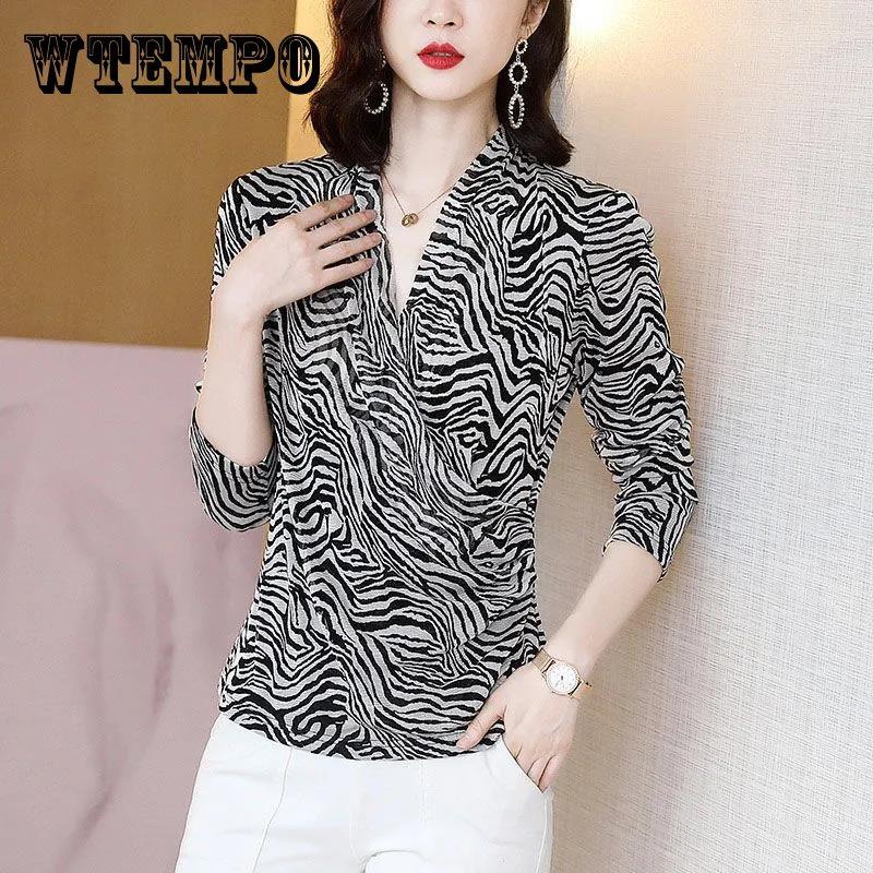 

Элегантная кружевная женская блузка, пикантная офисная женская блузка с v-образным вырезом, рубашки, повседневные топы с длинным рукавом на весну и осень, женские вечерние топы, пуловер