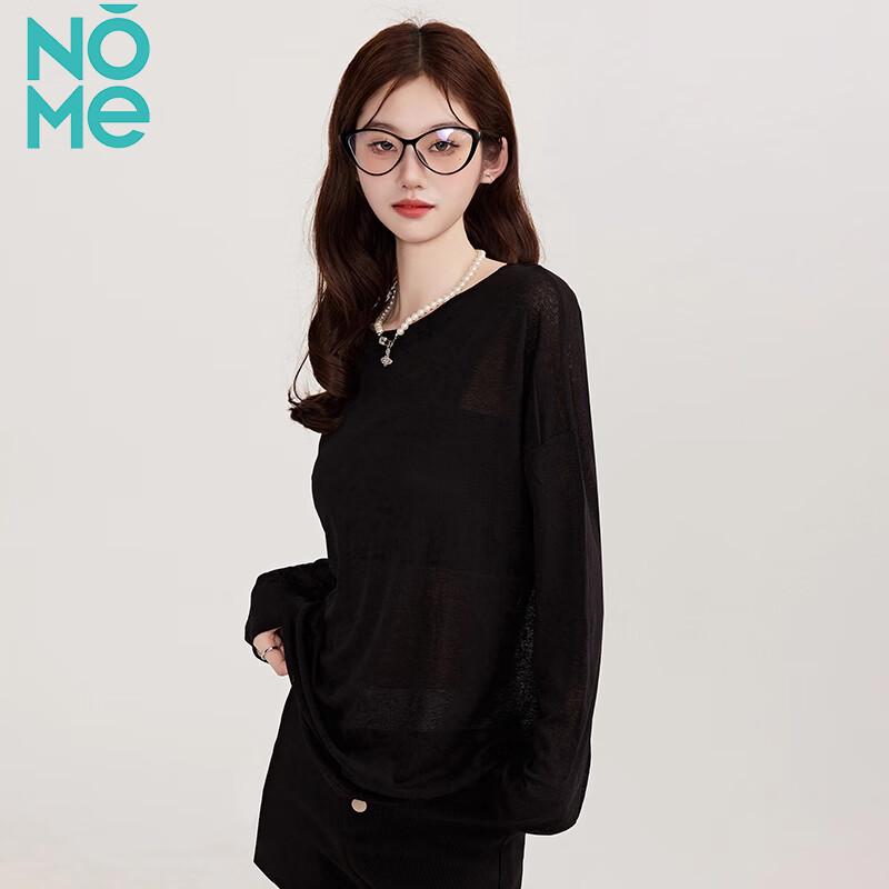 NOME Women s Micro-Sheer Sun Protection Long Sleeve T-Shirt M