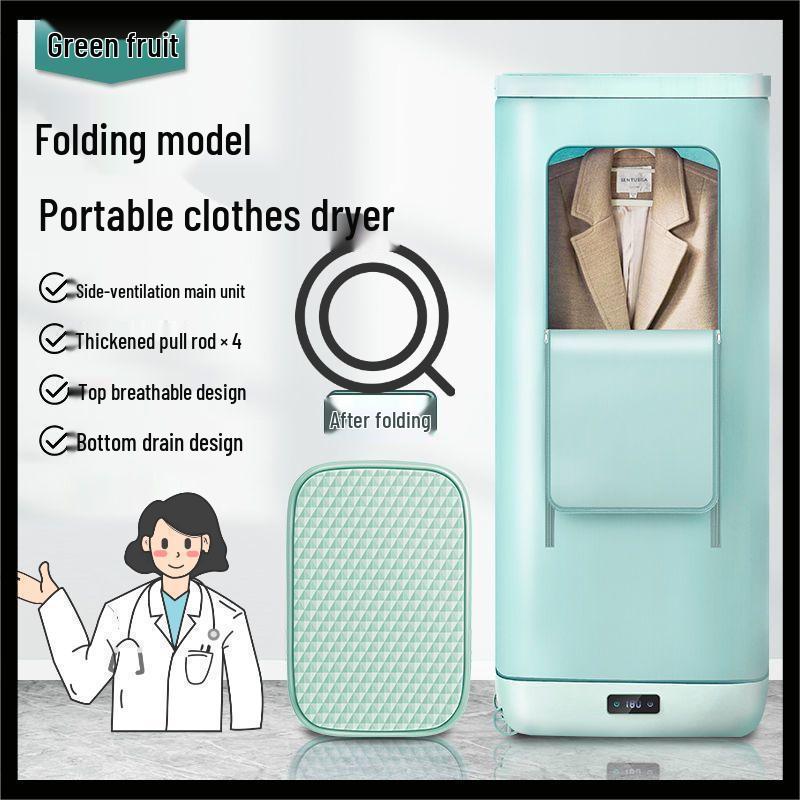 Przenośna Automatyczna Suszarka i Prasowarka do Ubrań: Składany, Sterylizujący, Wyprodukowany w Niemczech do użytku domowego