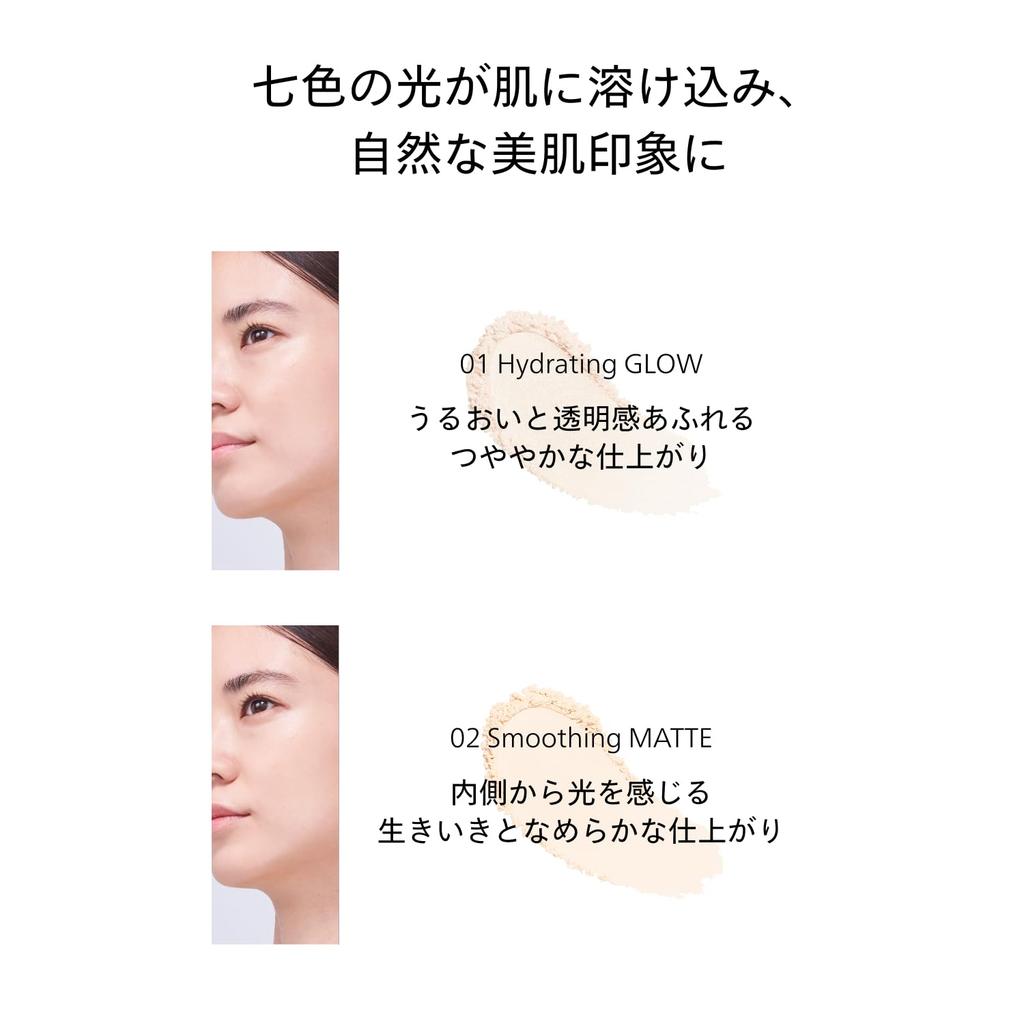 Shiseido Makeup Essence Skin Setting Powder 01 Hydrating Glow 7g Face Powder Loose Powder Skincare Serum Dry Shiseido Fragrance-Free Skin,