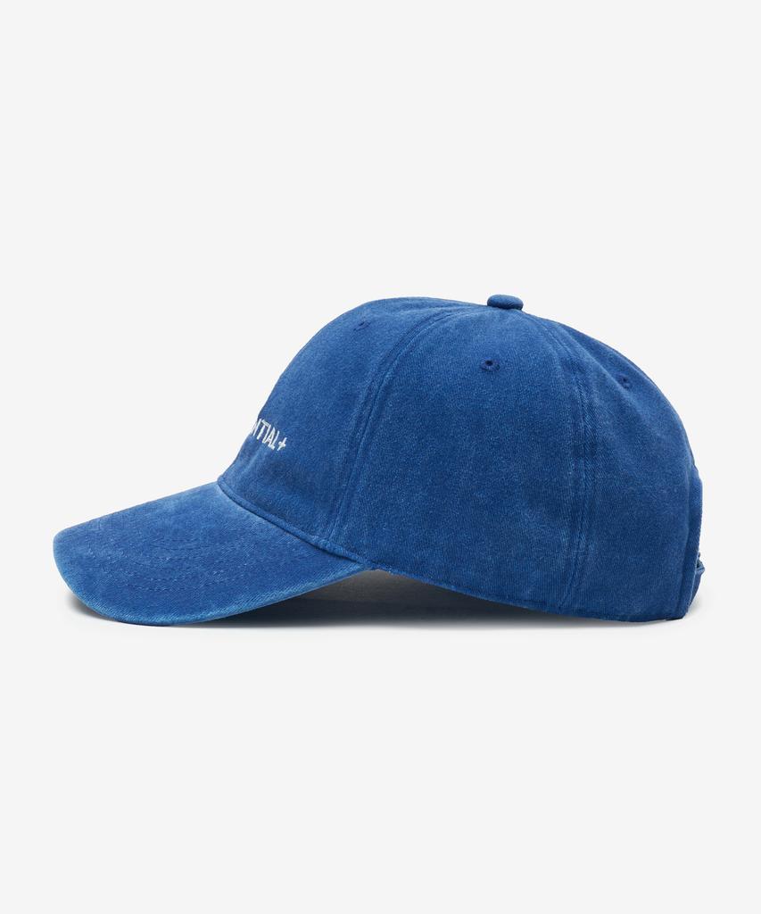 LADY VOLUME Confidential Stone Washed Ball Cap (Blue)
