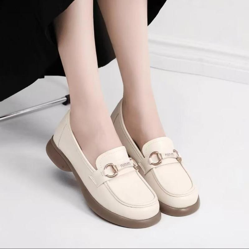 Mary Jane single shoes women's new autumn flat-soled women's shoes gently match skirts to work shallow mouth