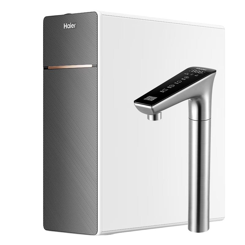 Бытовой обратноосмотический фильтр для воды Haier 1000G с подогревом, штекер CN (адаптер в комплекте)