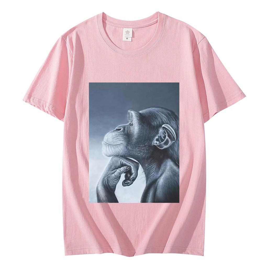 Lustige Rage Bait Affen Meme T-Shirts Mode Vintage Kurzarm T-Shirts Herren Damen Kleidung Sommer Hohe Qualität Baumwoll T-Shirts