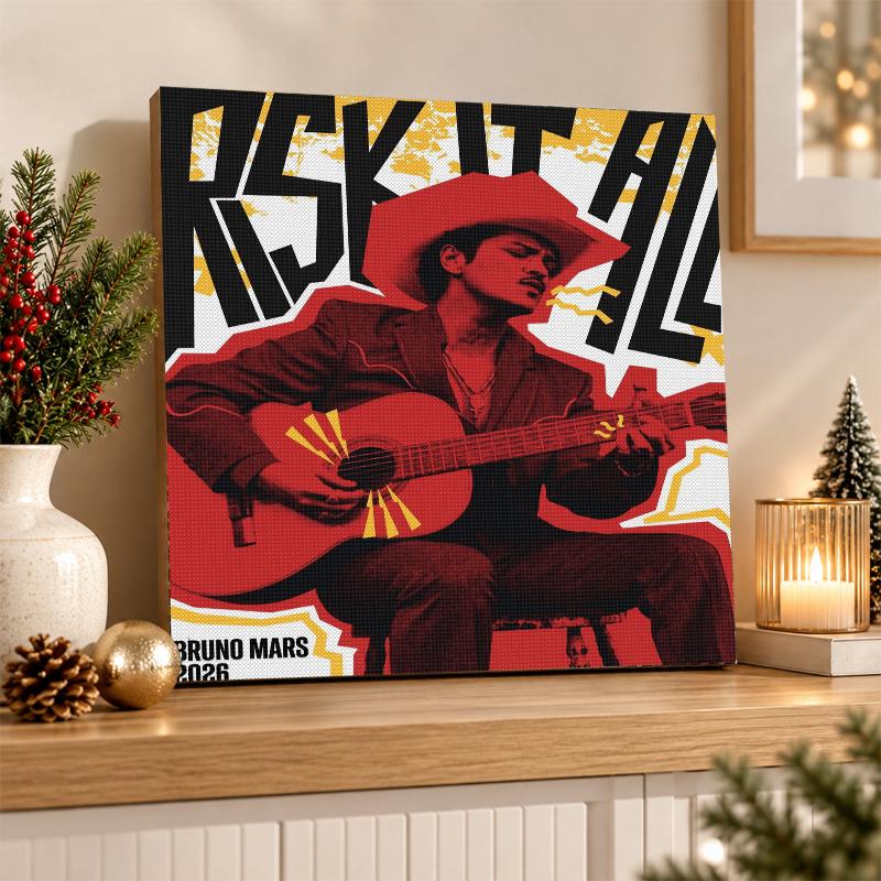 Bruno Mars Diamond Painting Kit 5D Full Drill DIY Diamond Mosaic Wall Art Home Decor