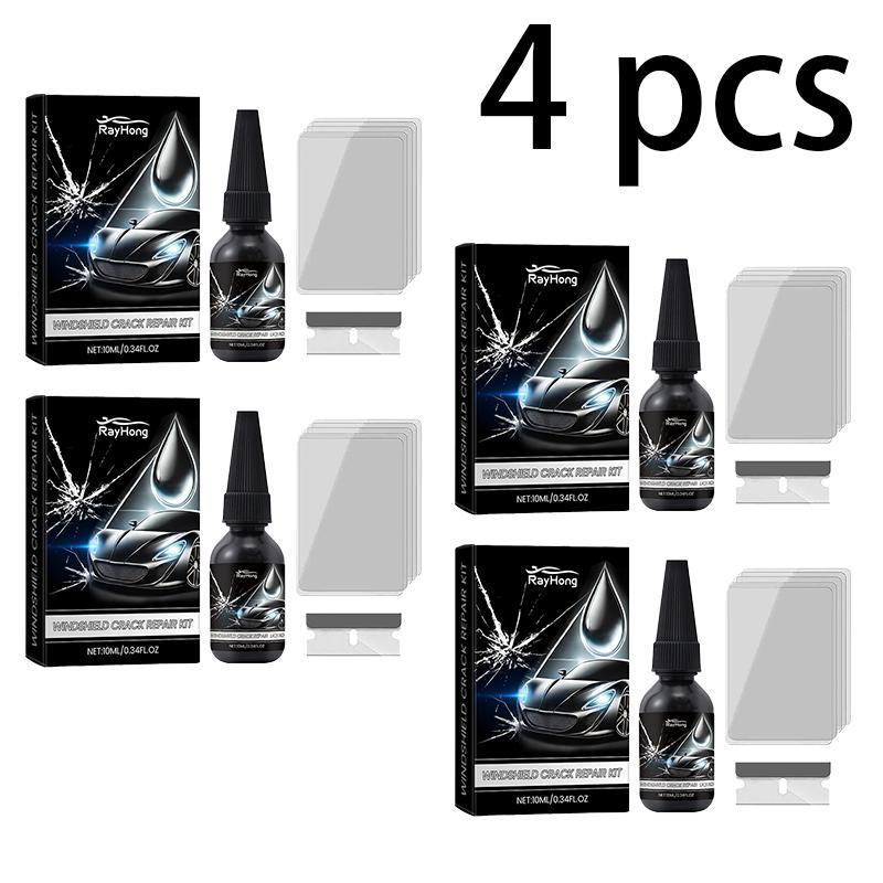 RAYHONG Auto Windshield Repair Fluid Kit Auto Front Windshield Repair Cracks Clear Vision