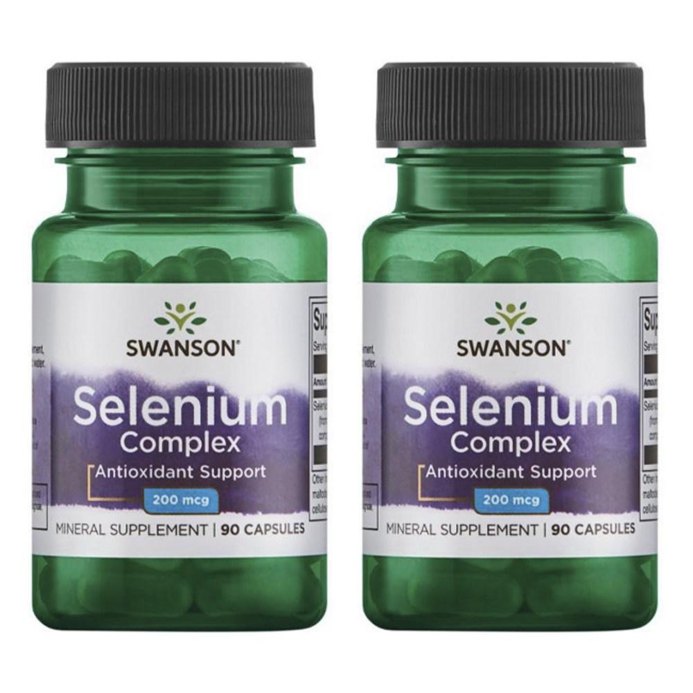 Swanson Selenium Complex 200mcg Capsules 90 Tablets 2 pcs