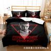 Stranger Things Series Peach Skin Velvet Bed Three-Piece Set Quilt Cover Pillowcase Can Be Made In Pictures
