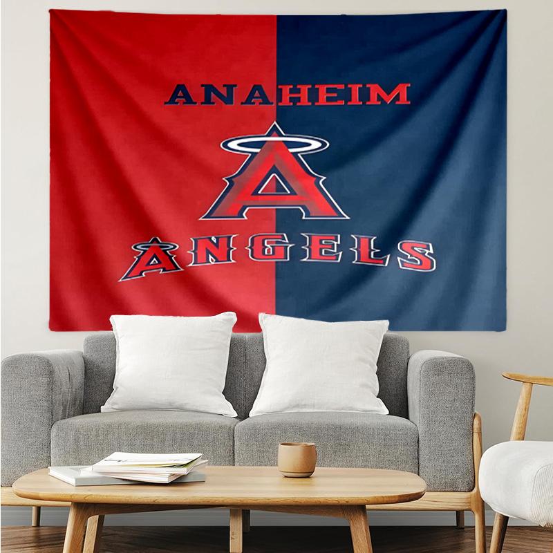 Anaheim Braves Graffiti Art Quick-Dry Tapestry Hanging for Bedroom,Livingroom, Playroom,Decor Art Room Wall Tapestry Holiday and Birthday Gifts