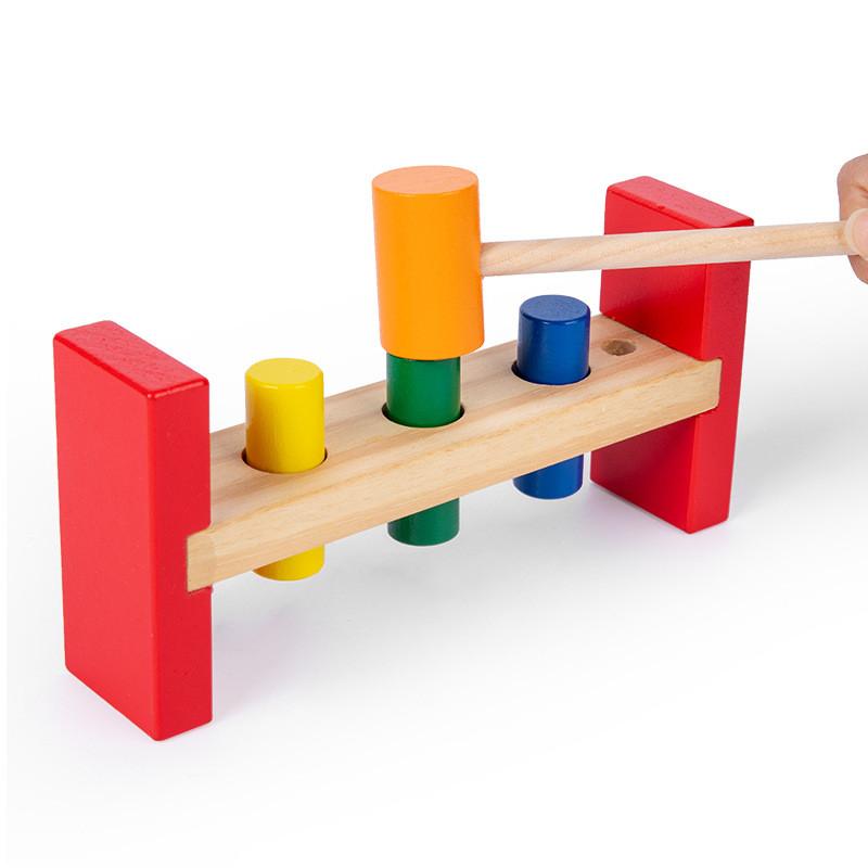 

Wooden Pounding Toy For Kids Handeye Coordination Educational Game For Early Learning