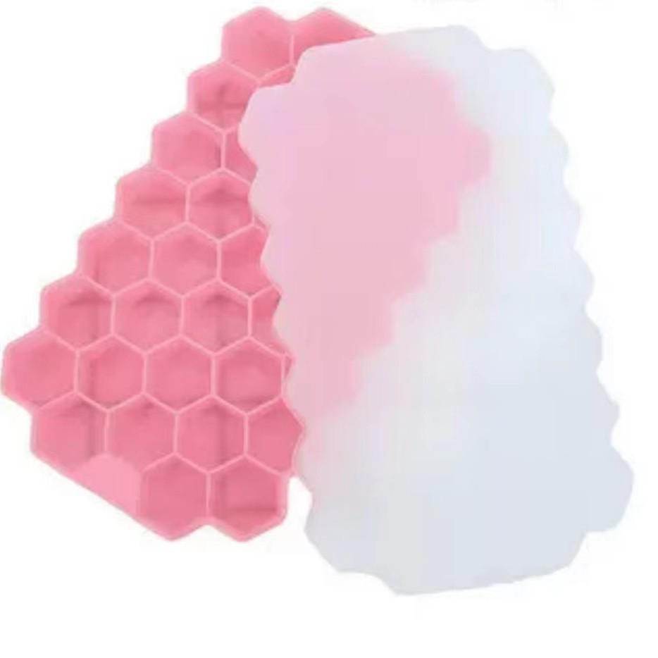 Silicone Ice Cube Mold Set: Long Strip, 6 Squares, 6 Balls, 15 Grids, 37 Grids, Skull Shapes with Lid.