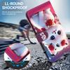 Handmade PU Leather Flip Case for Samsung Galaxy A25 (SM-A256E/A256B)- Anti-Slip Shockproof Cover with Wrist Strap & Heart/Rose Cat Designs