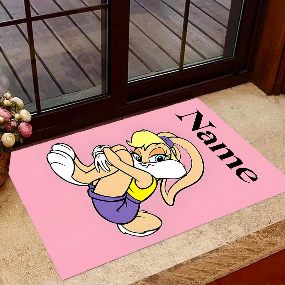 Looney Tunes Adventure Customize Your Name Carpet Perfect for Balcony Kitchen Dining Room Dormitory Antislip Carpet Office home decor