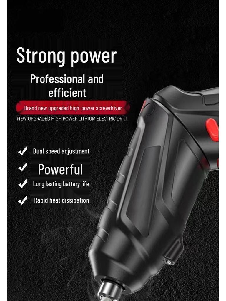 Rechargeable Mini Electric Screwdriver Drill - Fully Automatic Household Tool