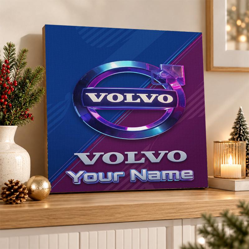 Volvo Trucks Custom Name Text 5D Diamond Painting Kit DIY Full Drill Diamond Art Decoration