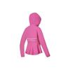 FILA Golf Series Solid Color Hooded Golf Woven Jacket Women jackets Cold-Pink A11W415710F-RD