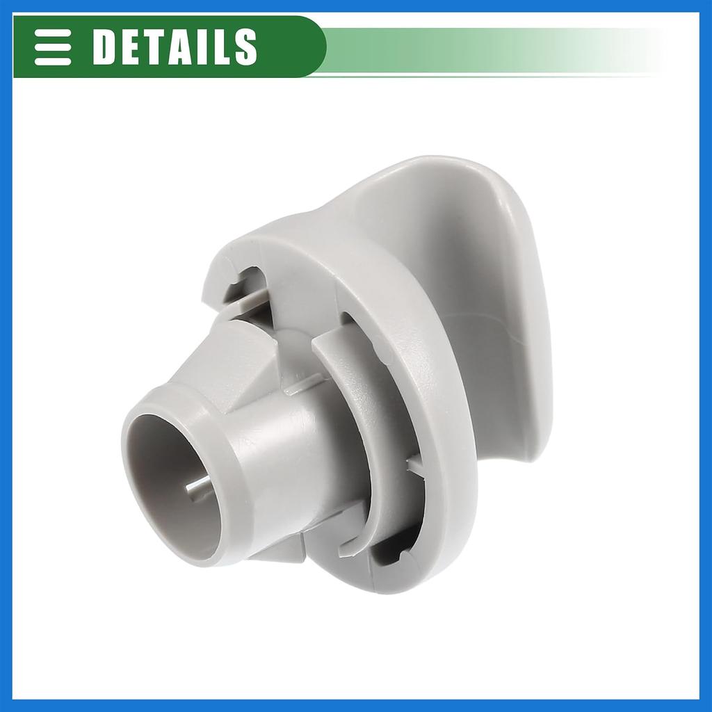 Auto Sonnenblenden Halter Clip, Sonnenblenden Halter Haken Clips Aufhänger, für Nissan Sentra 2015-2019, Kunststoff, Nr. 96409CG000, Grau Auto Zubehör