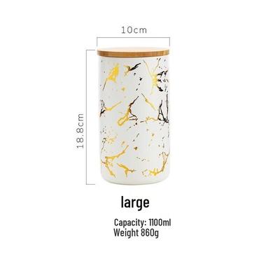 ZISIZ Keramik Vorratsglas