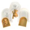 3D Bear Door Frame Candle Silicone Mold for DIY Hand-made Candle Ornaments Mould Handicrafts Making Tool Baking Mold