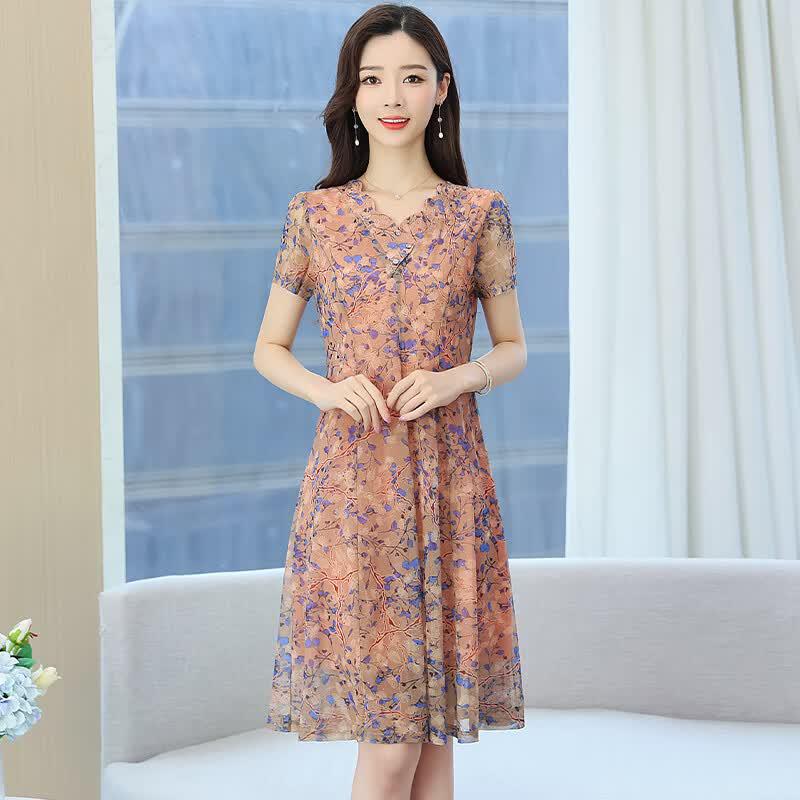 La Chapelle 2026 Petite A-Line Mid-Length Dress XL