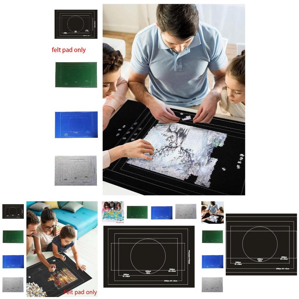 Stylowa I Prosta Mata Do Przechowywania Puzzli z Filcu Mata Do Gry DIY Dla Dzieci Materiał Plastikowy