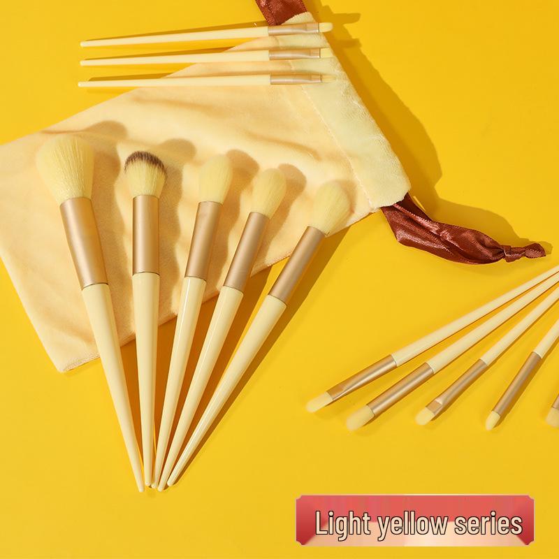 Sijiqing 13-Piece Makeup Brush Set: Powder, Eyeshadow, Foundation Brushes for Complete Makeup Application.