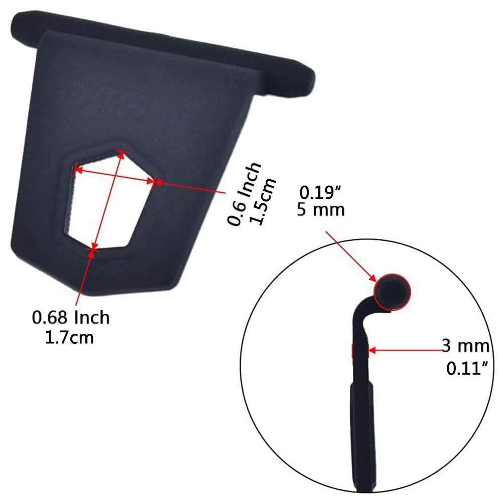 10pcs Outdoor RV Awning Hangers RV Awning Hooks S Shaped Hook Kit Camping Motorhome Tent Rail Hooks Campervan