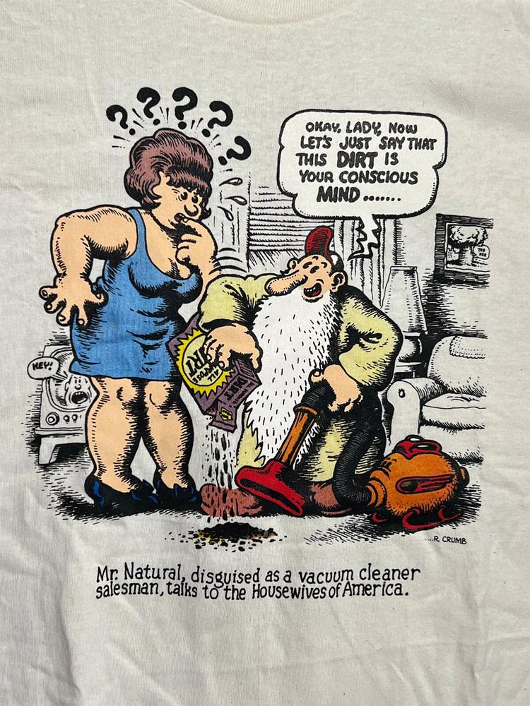 Keep On Truckin 1990s MR NATURAL ROBERT CRUMB T Shirt Classic S5XL Unisex T-Shirt XXXXL