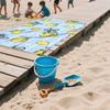 Zitrone & Band Picknick Kompakt Reise Strandtuch Super Saugfähig Sandresistent, Mikrofaser für Schwimmen Camping Yoga