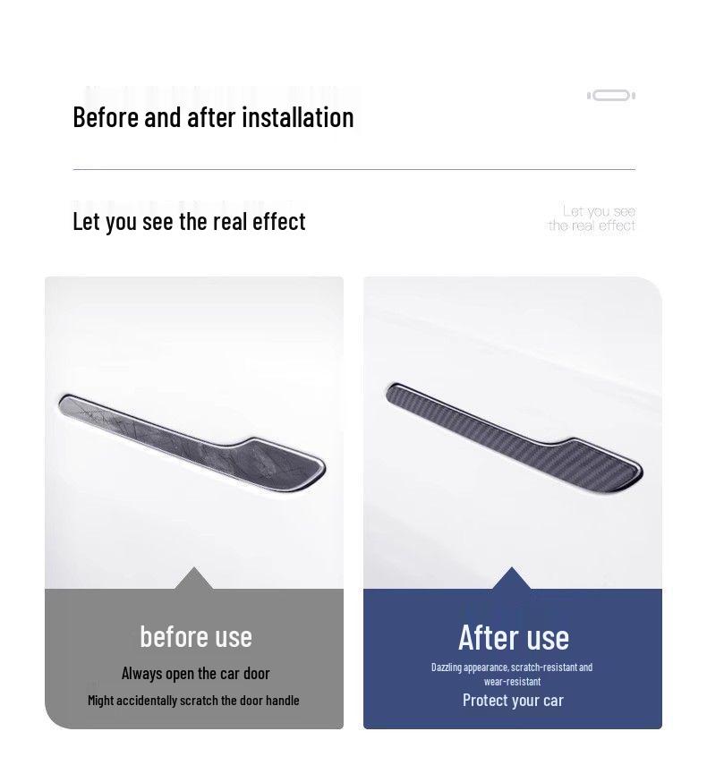 Tesla Model 3/Y Door Button Stickers for Facelift Models