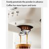 Cafetera italiana semiautomática para el hogar, oficina, alta presión, vapor concentrado, espuma de leche, cafetera