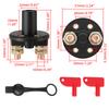 AD Car Power Switch 12V Main Cut Off Kill Switch Vehicle Modified Isolator Disconnector Red Key Cut Off Battery For Truck Boat
