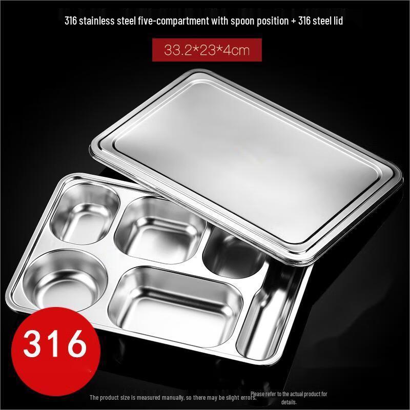 Qianxing Stainless Steel Canteen Dinner Plate