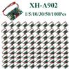 1~100Pcs XH-A902 NE5532 Audio Preamp Board 5X Gain Wide Voltage Op Amp Tone Control Preamplifier Module For Audio Equipment