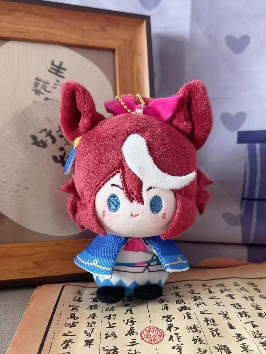 Anime Games Pretty Derby Pluche Pop Satono Diamond Kitasan Black Tokai Teio Silence Suka Rijst Douche Speciale Week Speelgoed Cadeaus 10cm-12cm