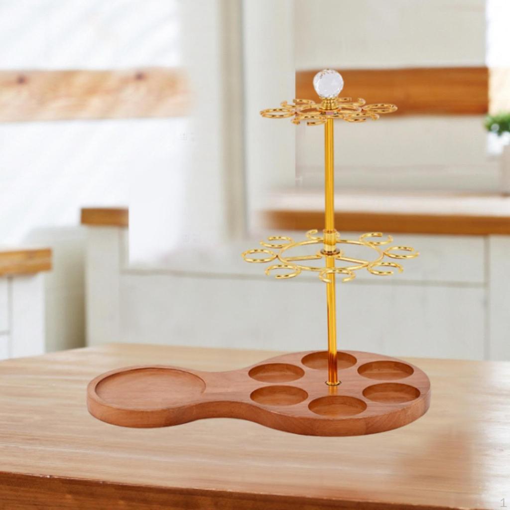 Champagne Flute Glass Holder Stand Table Mount Wine Multipurpose