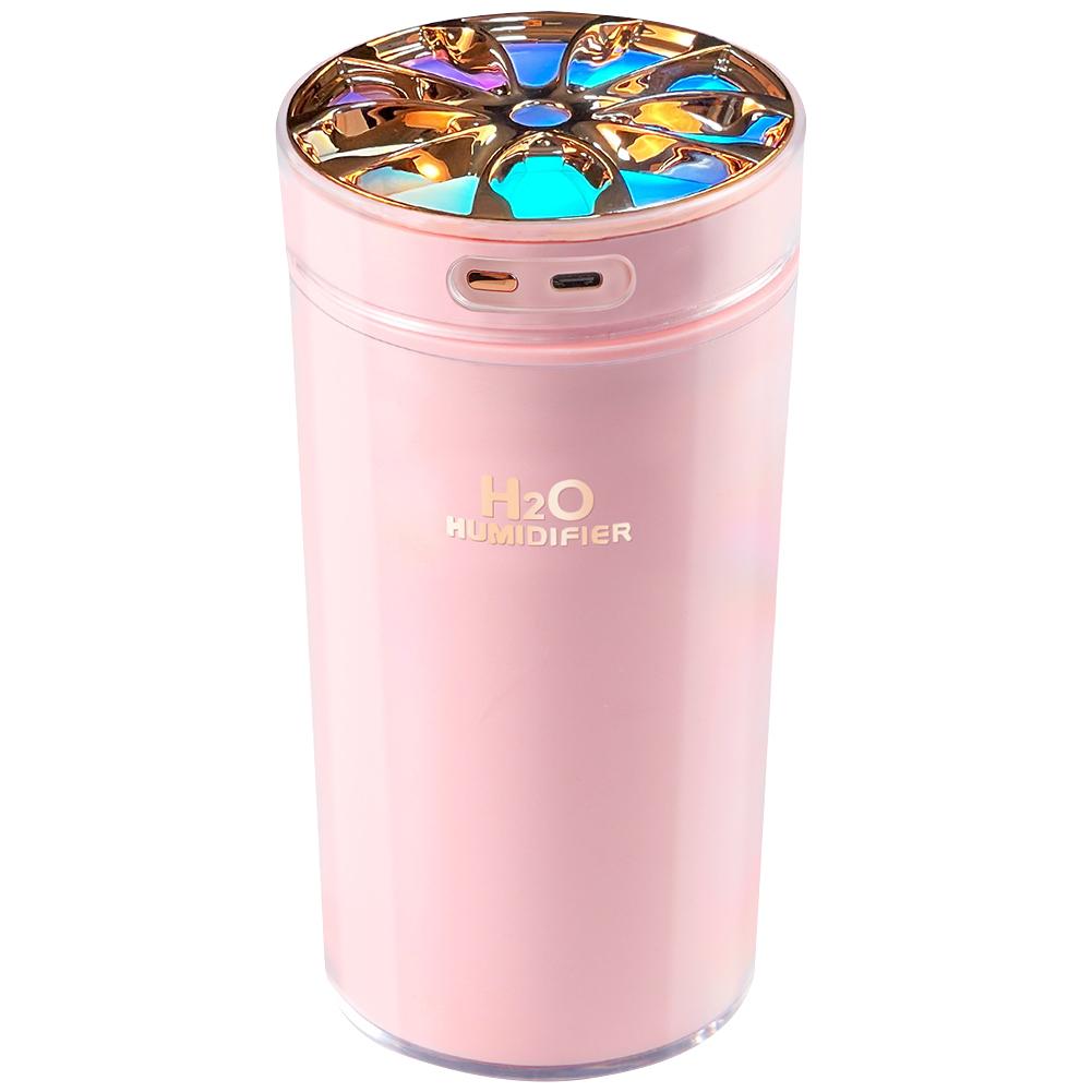 

Домашний ароматический диффузор USB-питание автомобильный увлажнитель воздуха красочный ночник 300 мл эфирное масло диффузор двойной режим для офисного помещения розовый