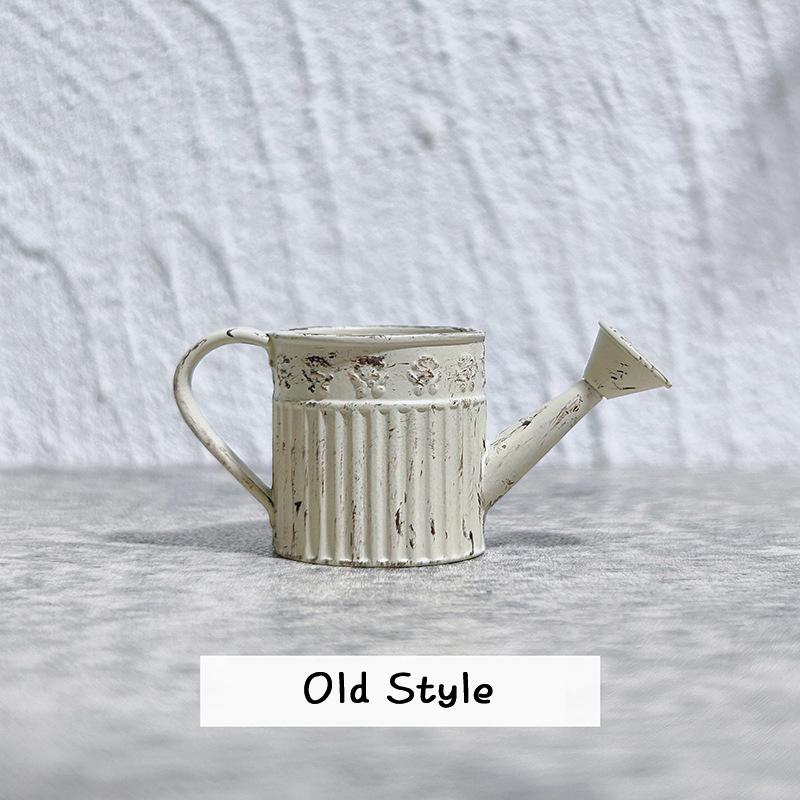 1:12 Miniaturowa konewka ze stopu do domku dla lalek Mini zraszacz bez koronki Dekoracja sceny ogrodowej Model zabawki Akcesoria DIY do domku dla lalek