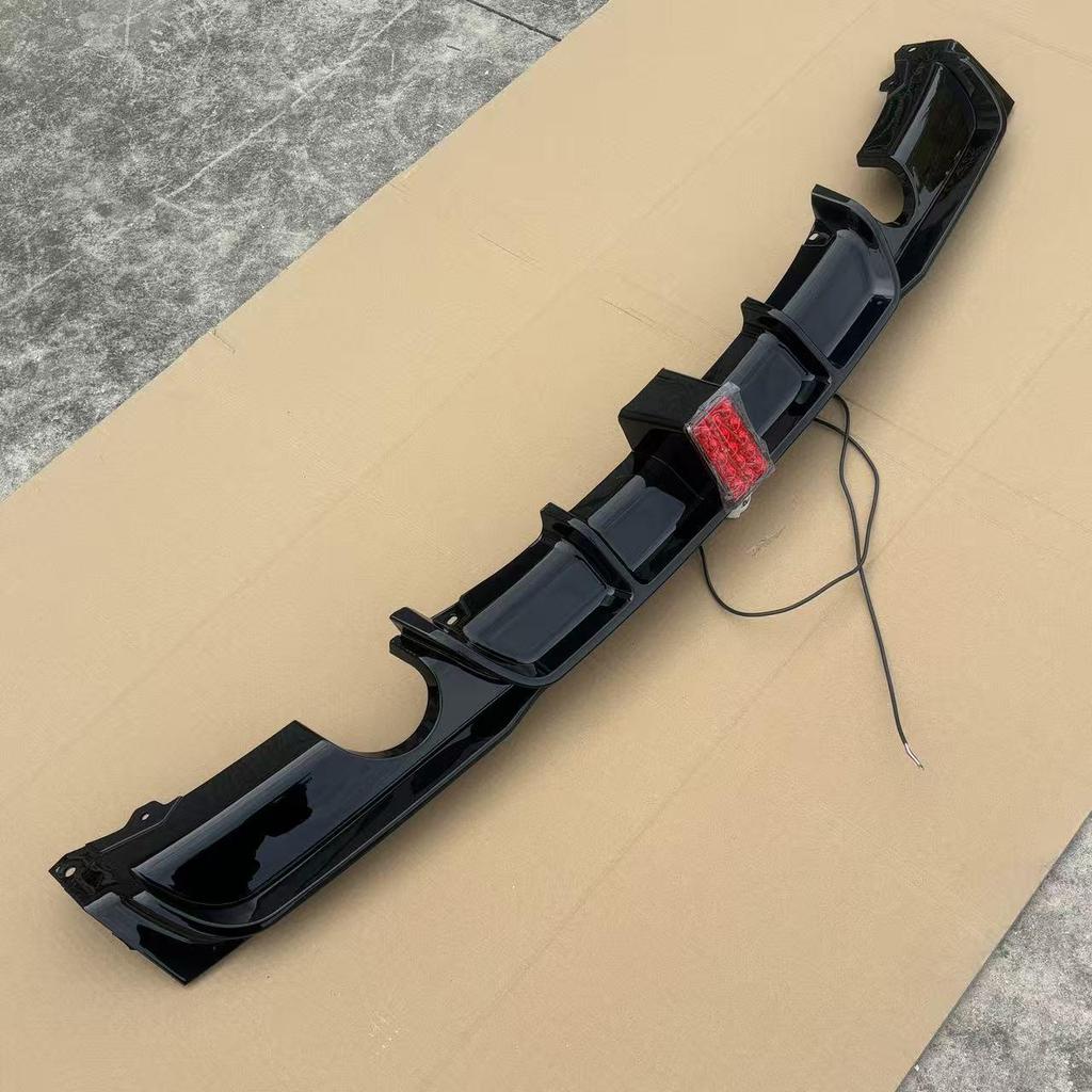 BMW 3 Series F30/F35 Gloss Black Rear Diffuser with LED Dual Exhaust