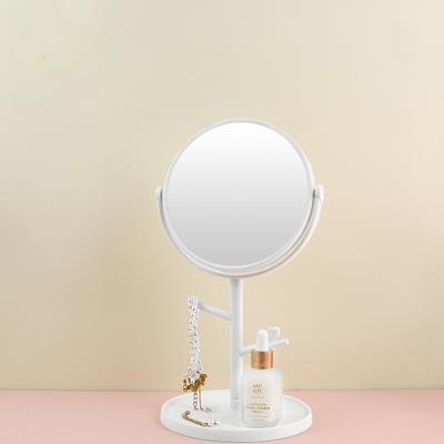 Makeup Mirror Dressing Table Home Desktop Portable Student Dormitory Desktop Beauty Mirror Princess Mirror