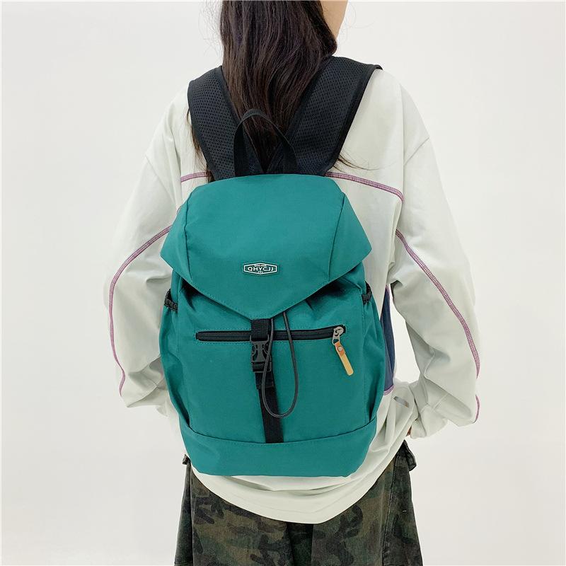 Schoolbag Simple Retro Backpack Mountaineering Bag Outdoor Sports Travel Leisure Hiking Light Cycling School Bag Backpack