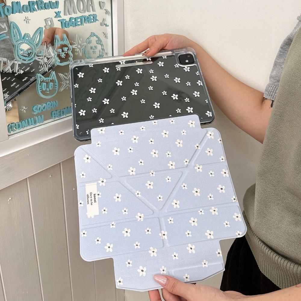 For iPad Case A16 11th 2025 9th 8th 7th Generation Pro 11 13 2024 12.9 Cover Pencil Holder Funda iPad Air 5 4 13 11 Inch Mini 6