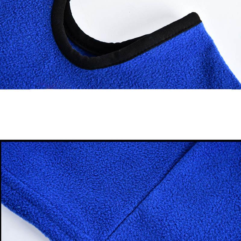Winter Warm Hood Men's Windproof and Cold-proof Motorcycle Fleece Mask Ski Face Mask Outdoor Cycling Equipment