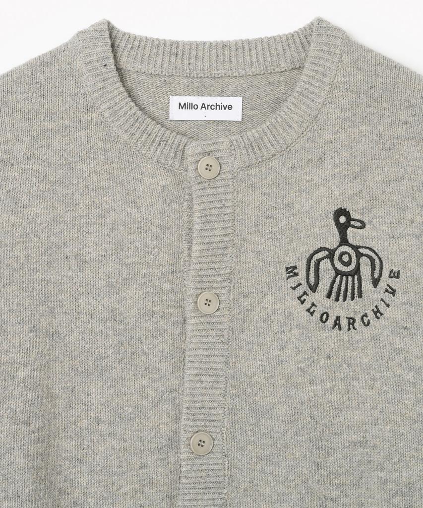 Millo Archive Monument Round Cardigan [Melange Gray]