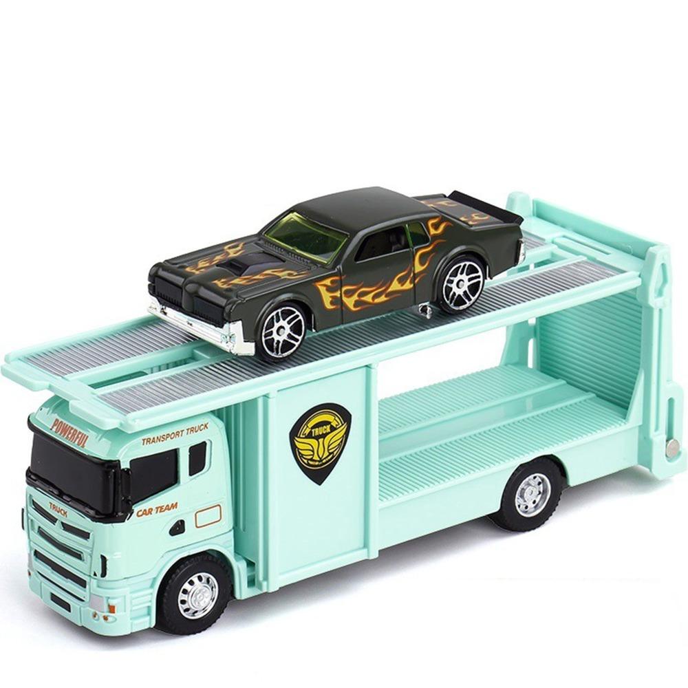 

Movable Joint Rescue Engineering Vehicles Diecast Metal City Rescue Trailer Toy Children s Toy Style 15