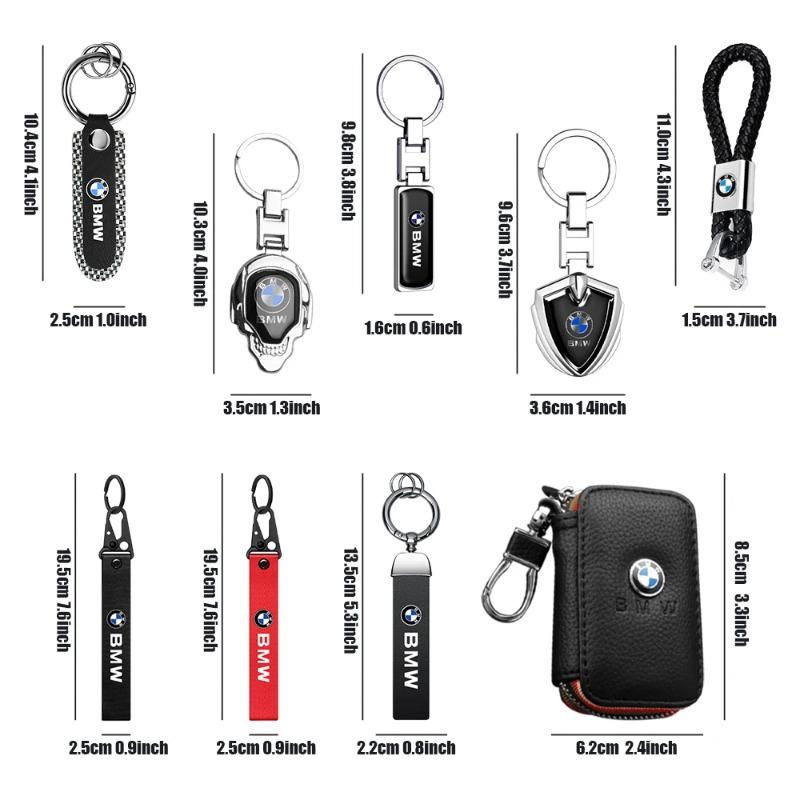 1pc Fashion Creative Metal Ribbon Car Keychain Key Ring Key Chain For BMW E46 E90 E60 F30 E39 F10 E87 E36 F20 E92 Car Styling