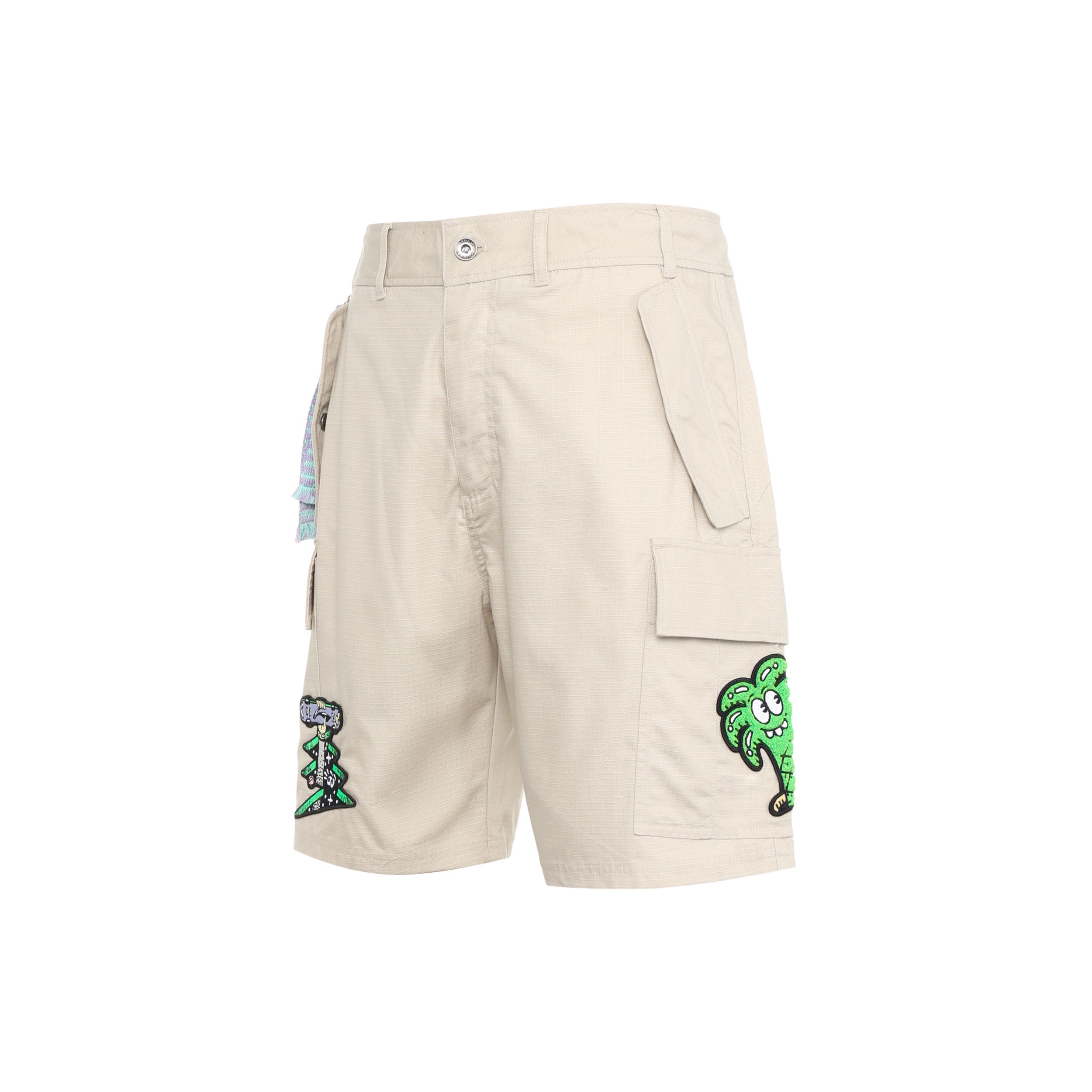 Li Ning X Steven Harrington Collaboration Cartoon Embroidery Loose Straight Casual Shorts — фото 2